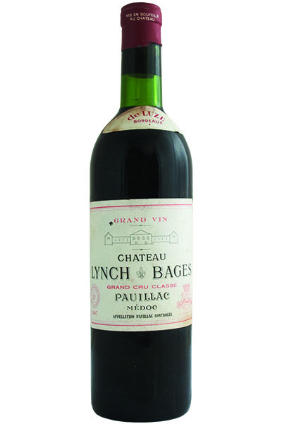 Chateau Lynch Bages, 5eme Grand Cru Classe, Paulliac, Bordeaux, France,1967