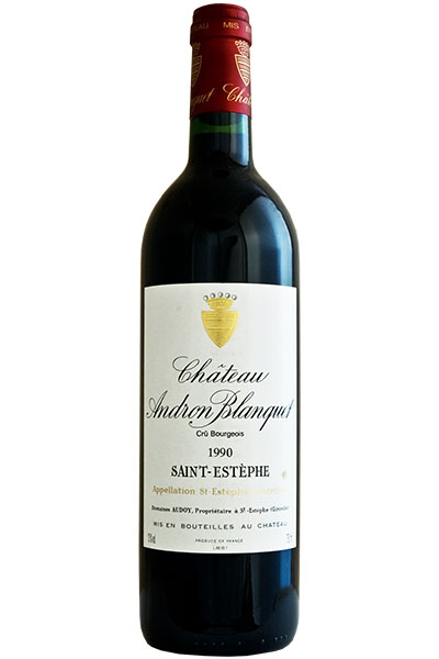 Chateau Andron-Blanquet, Cru Bourgeois, Saint-Estephe, Bordeaux, France,1990