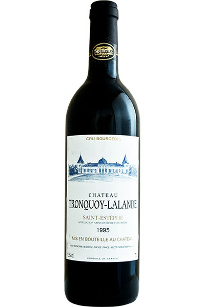 Chateau Tronquoy-Lalande, Grand Cru Bourgeois, Saint-Estephe, Bordeaux, France, 1995