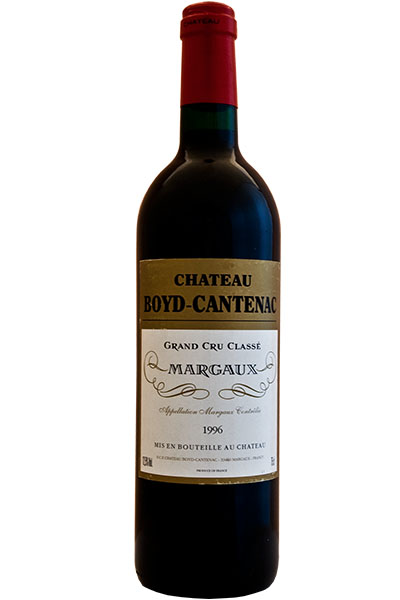 Chateau Boyd-Cantenac, 3eme Grand Cru Classe, Margaux, Bordeaux, France, 1996