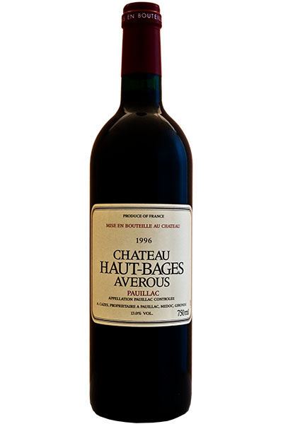 Chateau Haut-Bages Averous, Cru Bourgeois, Pauillac, Bordeaux, France, 1996