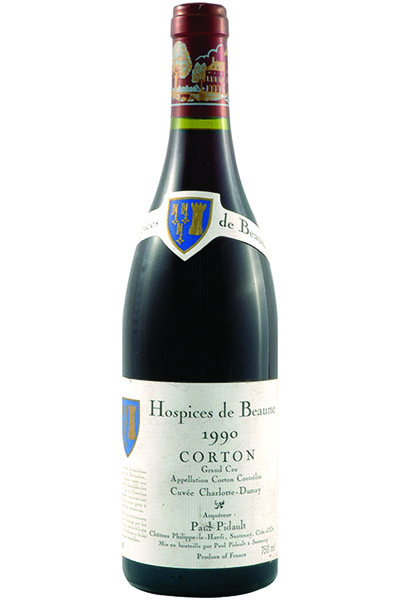 Corton Grand Cru, 'Cuvee Charlotte Dumay', Hospices de Beaune, Chateau Phillippe-le-Hardi, Burgandy, France, 1990