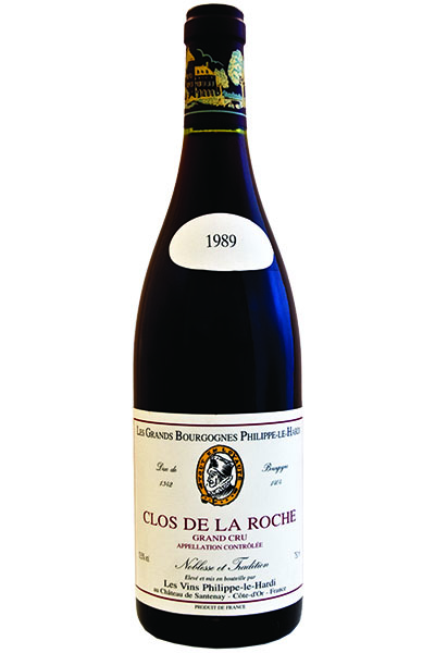 Clos de la Roche, Grand Cru, Chateau Philippe-Le-Hardi, Burgandy, France, 1989