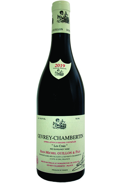 Gevrey-Chambertin, 'Les Crais', Domaine Jean-Michel Guillon, Burgundy, France, 2019