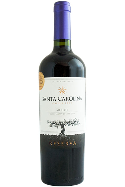 Merlot Reserva, Santa Carolina, Colchagua Valley, Chile, 2021