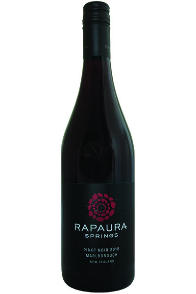 Pinot Noir, Rapaura Springs, Marlborough, New Zealand, 2019