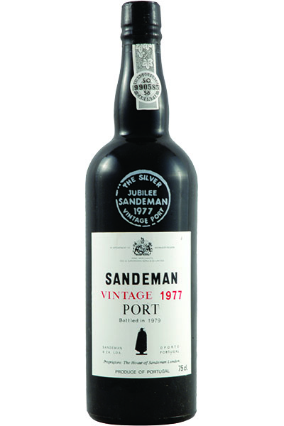 Port, Sandeman Vintage, Silver Jubilee Year, Porto, Portugal, 1977