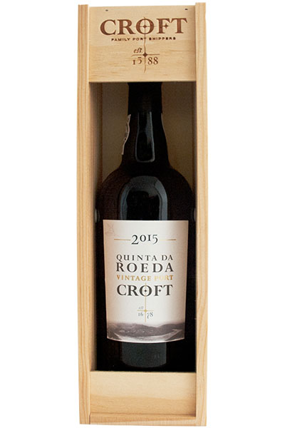 Port, Croft, Quinta da Roeda in Wooden Box, Vintage, Portugal, 2015