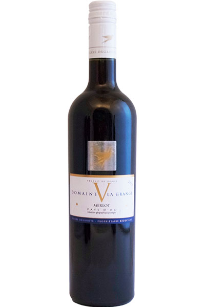 Merlot, Domaine V Lagrange, Pays d'Oc, Narbonne, Languedoc, France, 2020