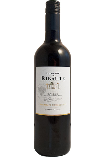 Merlot Cabernet ,Grande Reserve, Domaine de Ribaute, Regional France, France, 2022