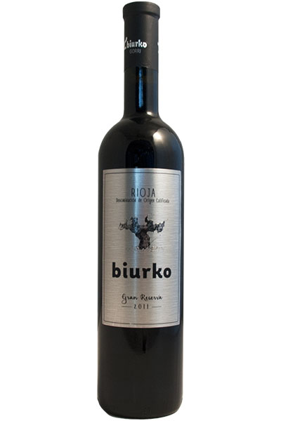 Rioja Gran Reserva, Biurko Gorri, Bargota, Spain, 2011 (Organic)