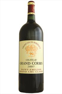 Chateau Grand Corbin, Grand Cru Classe, Saint-Emilion, Bordeaux, France, 2007 (Magnum - 150cl)