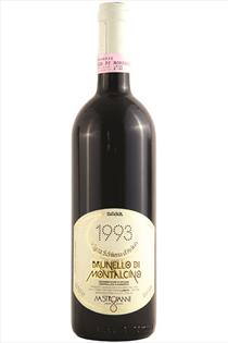 Brunello di Montalcino Cru, Schiena Vigna d'Asino, Azienda Mastrojanni, Montalcino, Siena, Tuscany, Italy, 1993