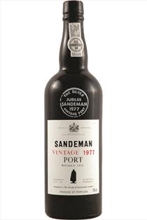 Port, Sandeman Vintage, Silver Jubilee Year, Porto, Portugal, 1977